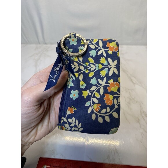 Vera Bradley Coin Purse w/ ID Pocket in Midnight Blues - Picture 2 of 3